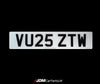 Standard Front Number Plate 520mm x 111mm