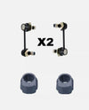 Nissan Elgrand E51 2002-2010 Rear Anti Roll Bar Drop Links & Stabiliser Bushes Pair