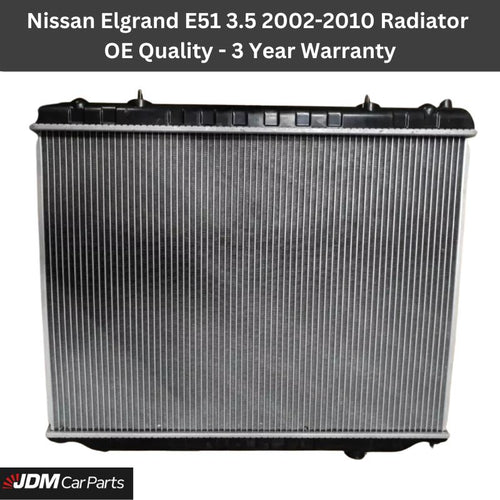 Nissan Elgrand E51 2002-2010 Single Fan Radiator 3.5