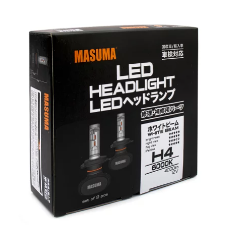Nissan Elgrand E50 2000-2002 Masuma LED Headlight H4 + 150% Brighter