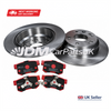 Honda Stepwagon RK5 2009-2015 Rear Brake Performance Pads & Discs Set Pair