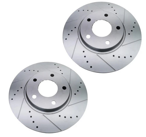 Nissan Elgrand E51 2002-2010 Front Brake Discs & Pads Pair Performance Upgrade
