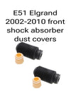 Nissan Elgrand E51 2002-2010 Front Shock Absorber Dust Covers & Bump Stops Pair