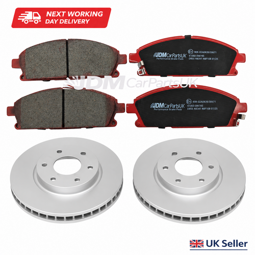 Nissan Elgrand E51 2002-2010 Standard Front Brake Discs & Performance Pads